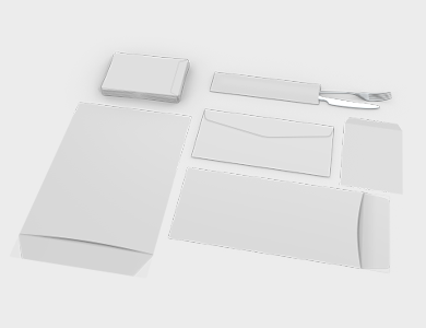 Envelope Carta Pequeno SEM IMPRESSÃO Sulfite 120g Sem Verniz 16x11,3cm - Sem Impressão - 100 unid