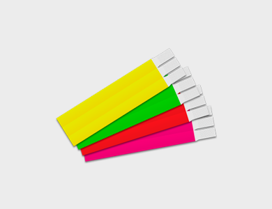 Pulseira de Identificação Tyvek Sem Impressão - Sem Impressão - 50 unid